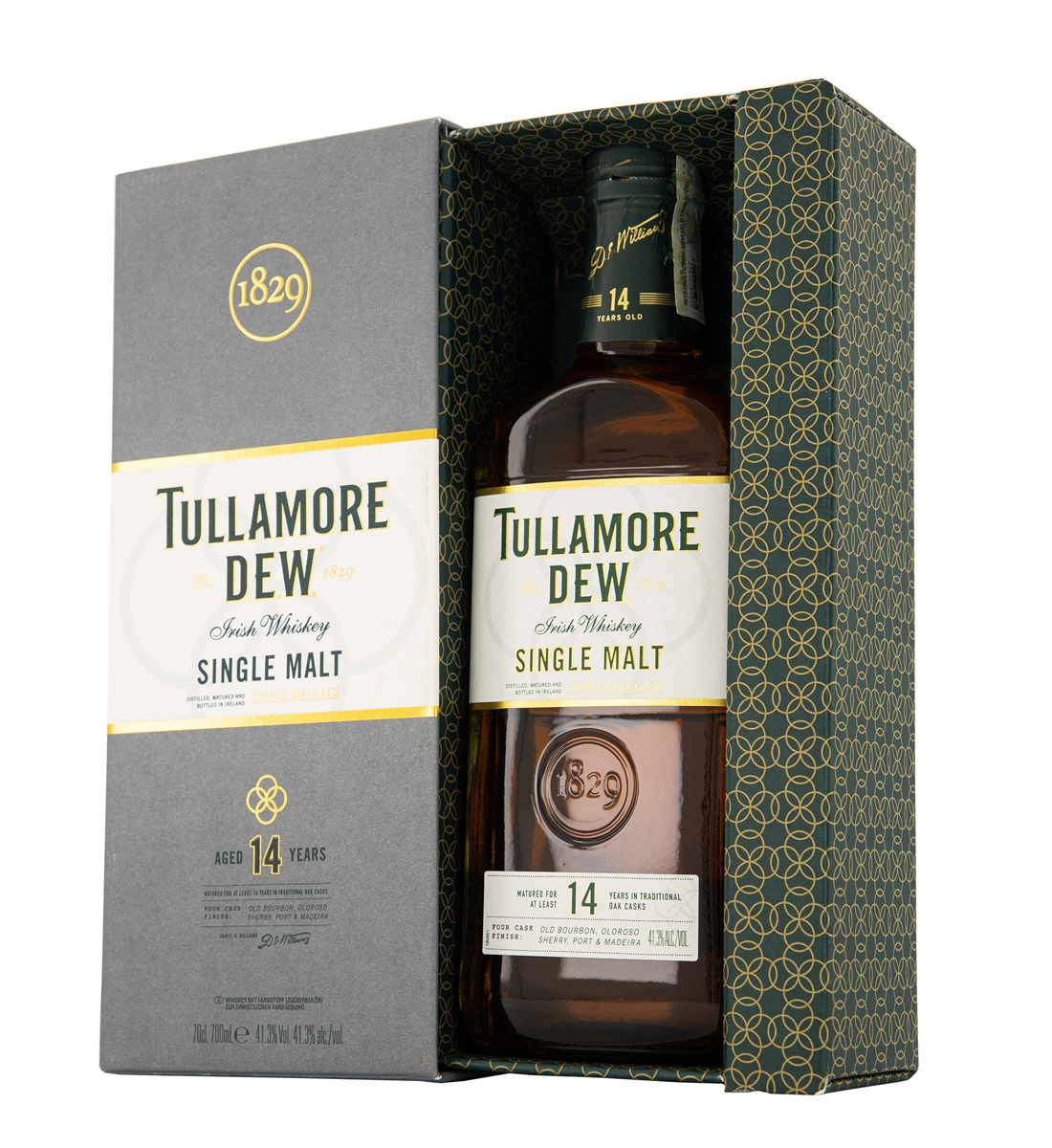 Tullamore Dew 14 ani Single Malt Irish Whiskey 0.7L